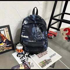 Casual Tie Dye Large Capacity Student Backpack