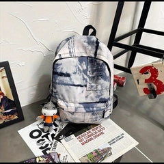 Casual Tie Dye Large Capacity Student Backpack