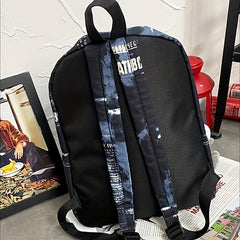 Casual Tie Dye Large Capacity Student Backpack