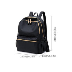 Large Capacity Solid Backpack for Women and Men