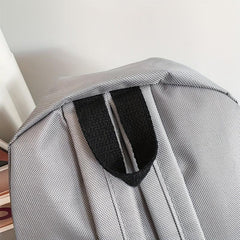 Casual Solid Backpack Travel Backpack School Bag
