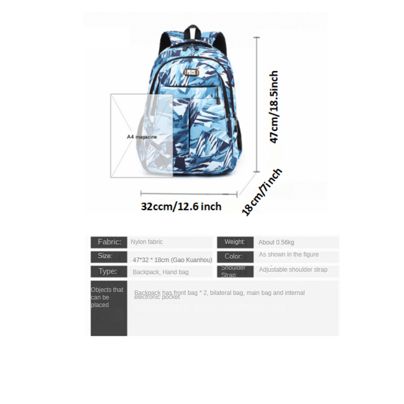 Outdoor Travel Business Backpack Large Capacity Men's Women's Bag