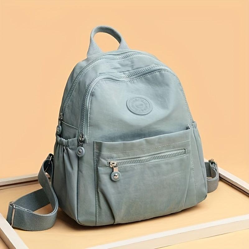 Large Capacity Casual Backpack Light Travel Bag Waterproof Aqua