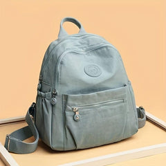 Large Capacity Casual Backpack Light Travel Bag Waterproof Aqua