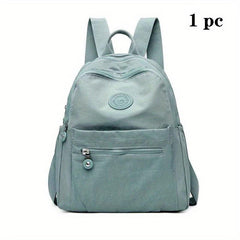 Large Capacity Casual Backpack Light Travel Bag Waterproof Aqua