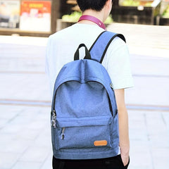 Backpack Men Double Shoulder Bag Large Capacity High School Students Bag