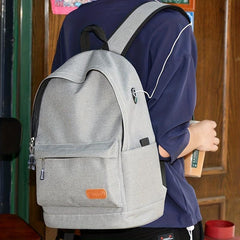 Backpack Men Double Shoulder Bag Large Capacity High School Students Bag