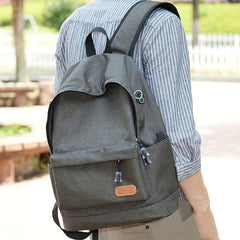 Backpack Men Double Shoulder Bag Large Capacity High School Students Bag