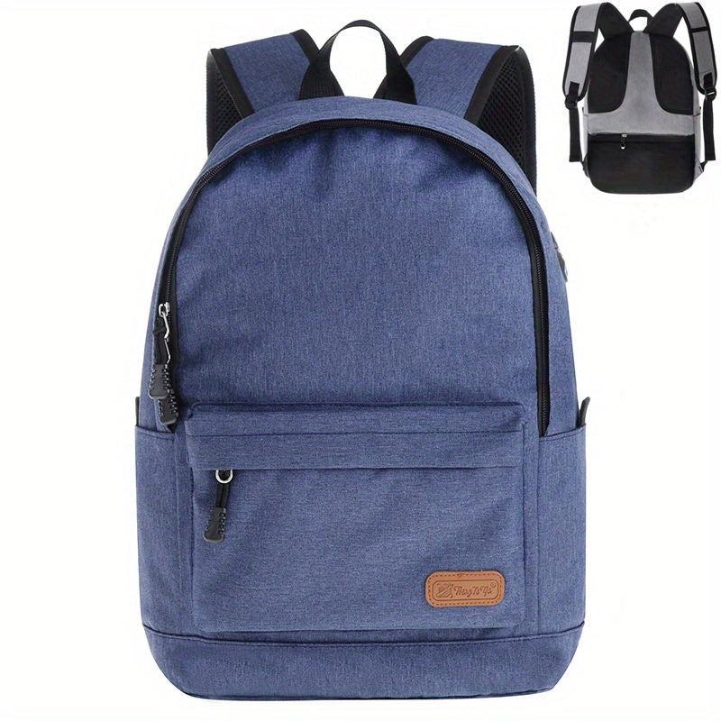Backpack Men Double Shoulder Bag Large Capacity High School Students Bag