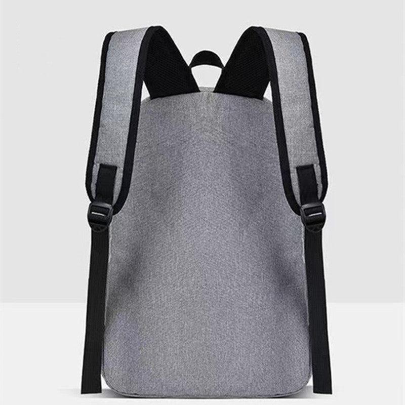 Casual Large Capacity Backpack With USB Charging Travel Bag Schoolbag