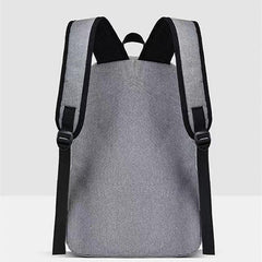 Casual Large Capacity Backpack With USB Charging Travel Bag Schoolbag