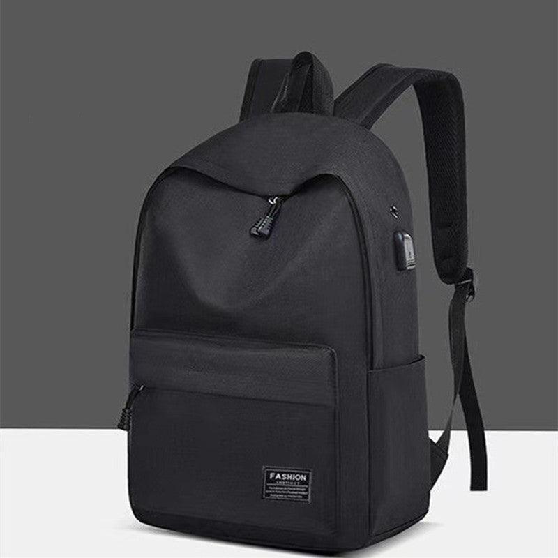 Casual Large Capacity Backpack With USB Charging Travel Bag Schoolbag
