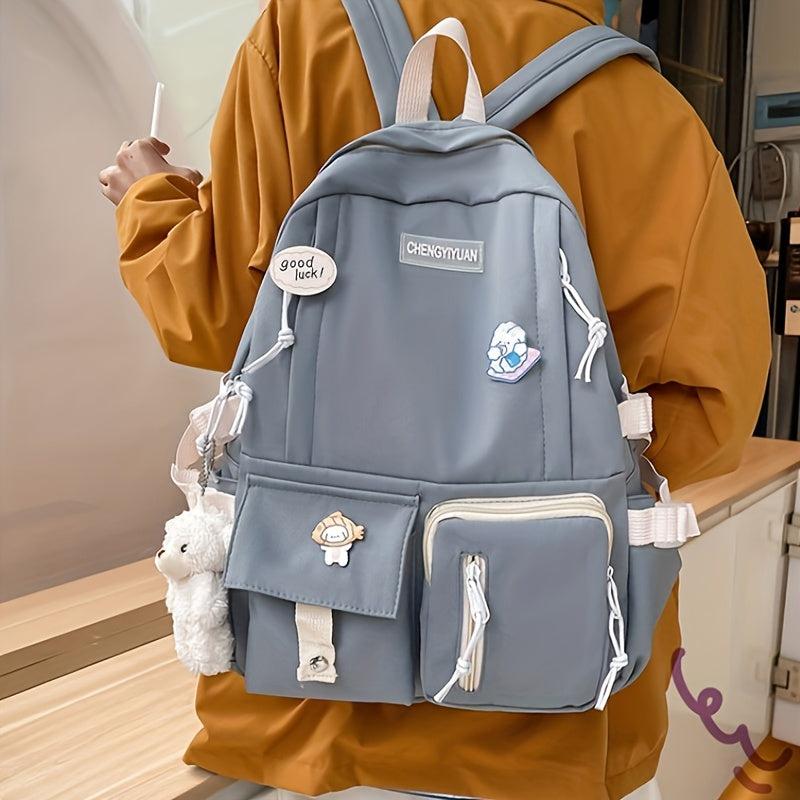 Large Capacity Casual Nylon Backpack