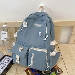 Large Capacity Casual Nylon Backpack