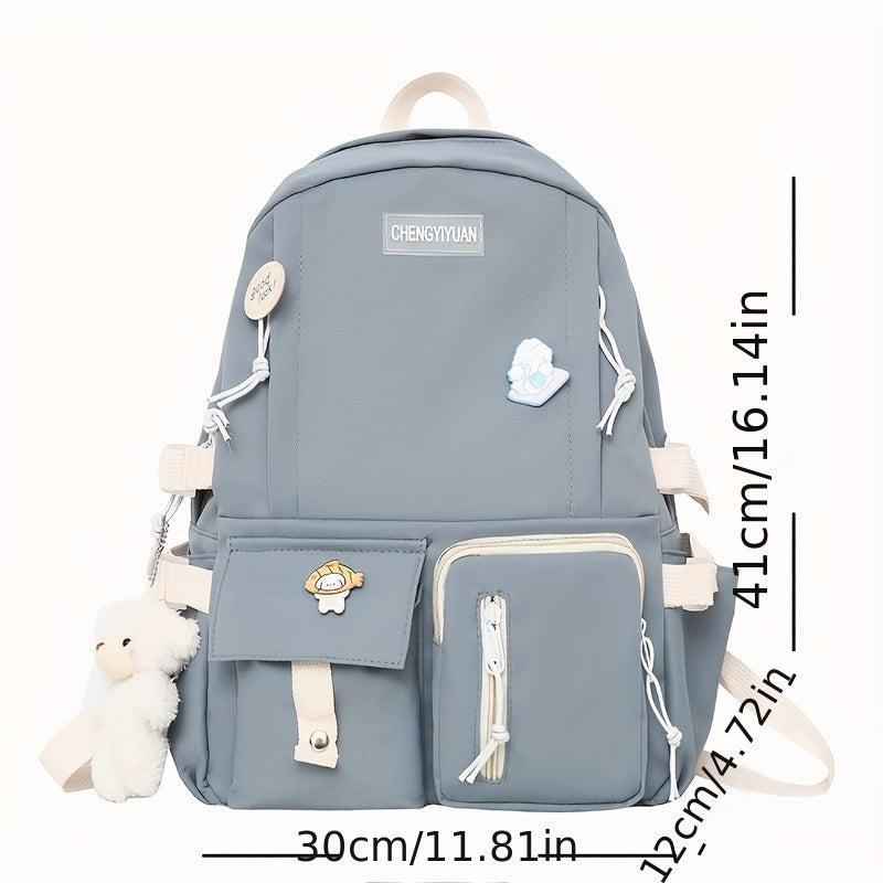 Large Capacity Casual Nylon Backpack