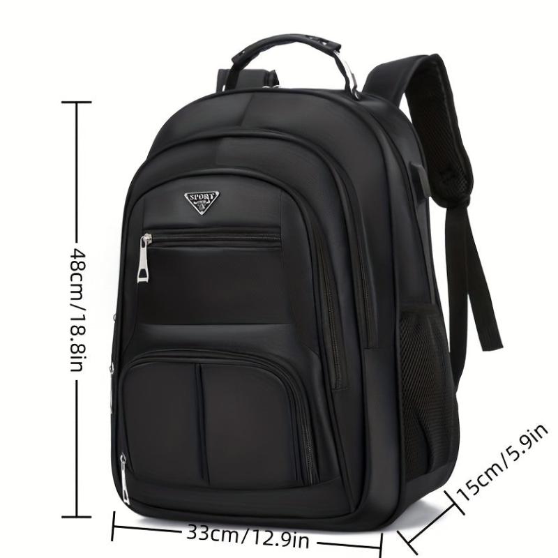 Large Capacity Outdoor Laptop Backpack with USB Charging Port