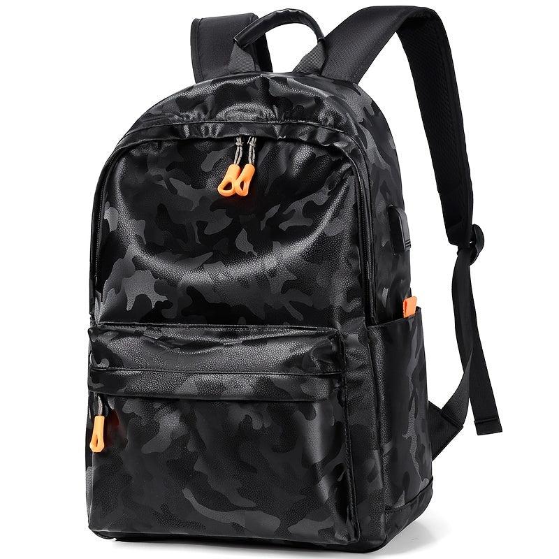 Student Casual Backpack - Camouflage Computer Backpack