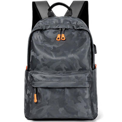 Student Casual Backpack - Camouflage Computer Backpack