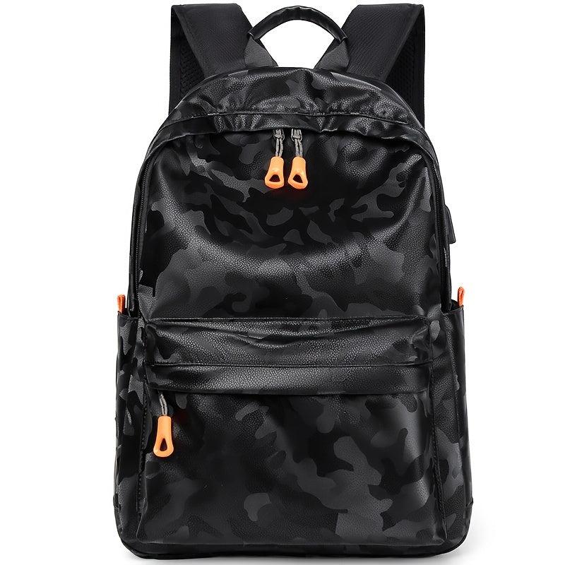 Student Casual Backpack - Camouflage Computer Backpack