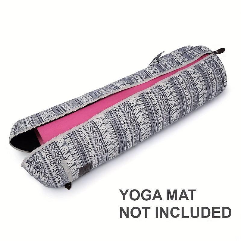 Yoga Mat Carrier Bag with Double Storage Pocket