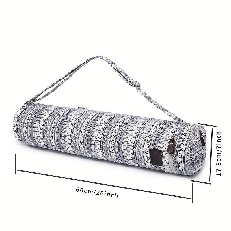 Yoga Mat Carrier Bag with Double Storage Pocket