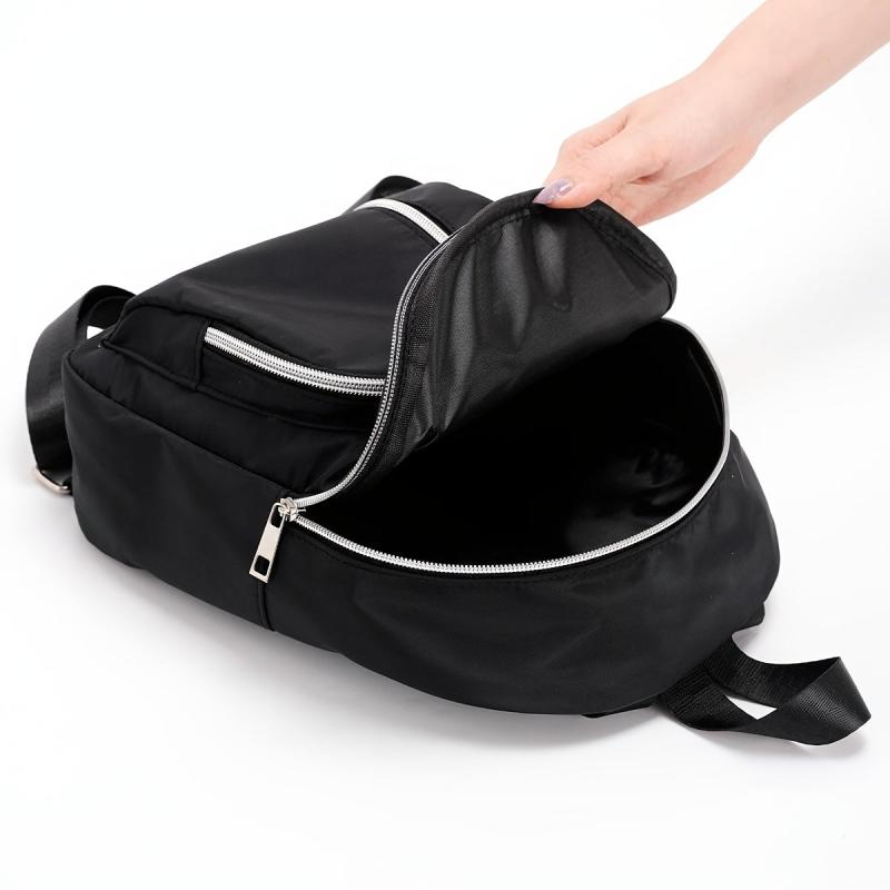 Durable Rucksack Zipper Casual Travel Backpack Outdoor Small Bag