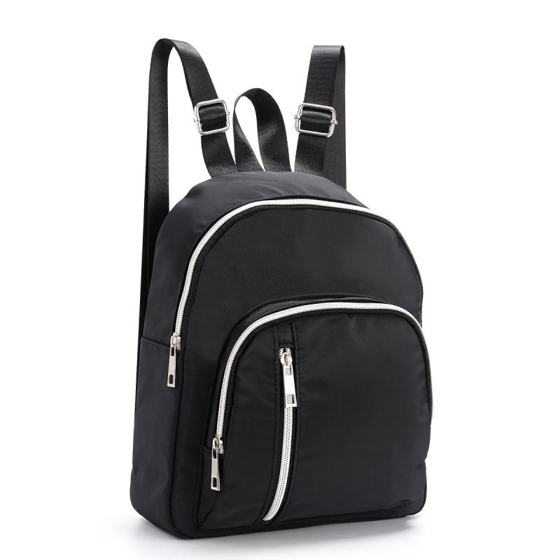Durable Rucksack Zipper Casual Travel Backpack Outdoor Small Bag