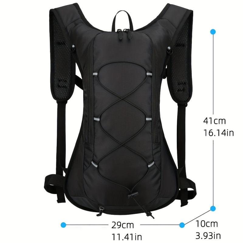 Outdoor Sports Backpack with Reflective Stripe and Survival Whistle