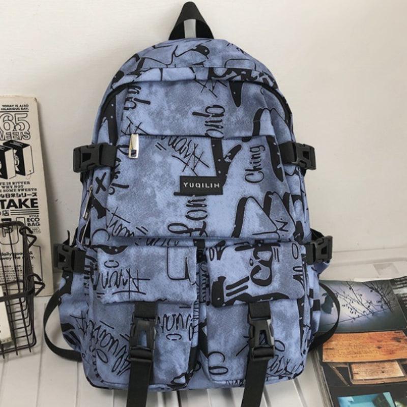 Large Capacity Schoolbag For Middle High School College Student Waterproof
