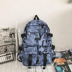 Large Capacity Schoolbag For Middle High School College Student Waterproof