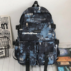 Large Capacity Schoolbag For Middle High School College Student Waterproof