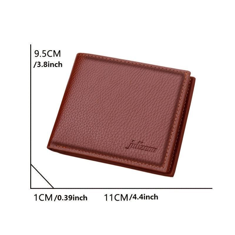 Travel Business Money Clip Wallet PU Leather Card Holder