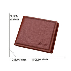 Travel Business Money Clip Wallet PU Leather Card Holder