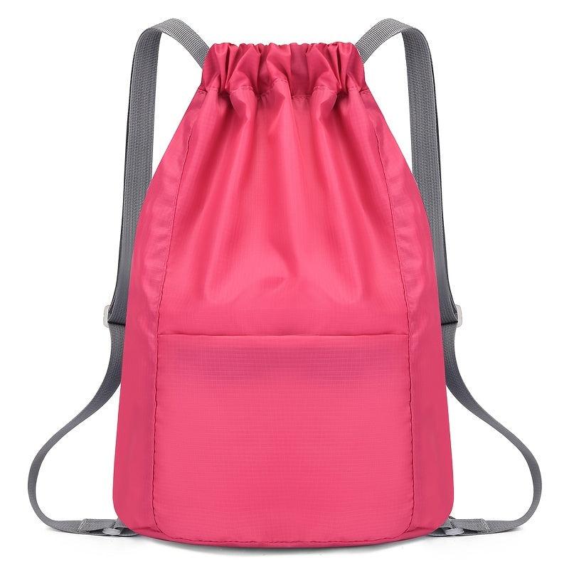 Casual Drawstring Backpack String Shoulder Yoga Bag