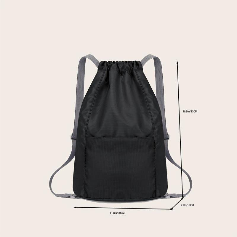 Casual Drawstring Backpack String Shoulder Yoga Bag