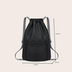 Casual Drawstring Backpack String Shoulder Yoga Bag