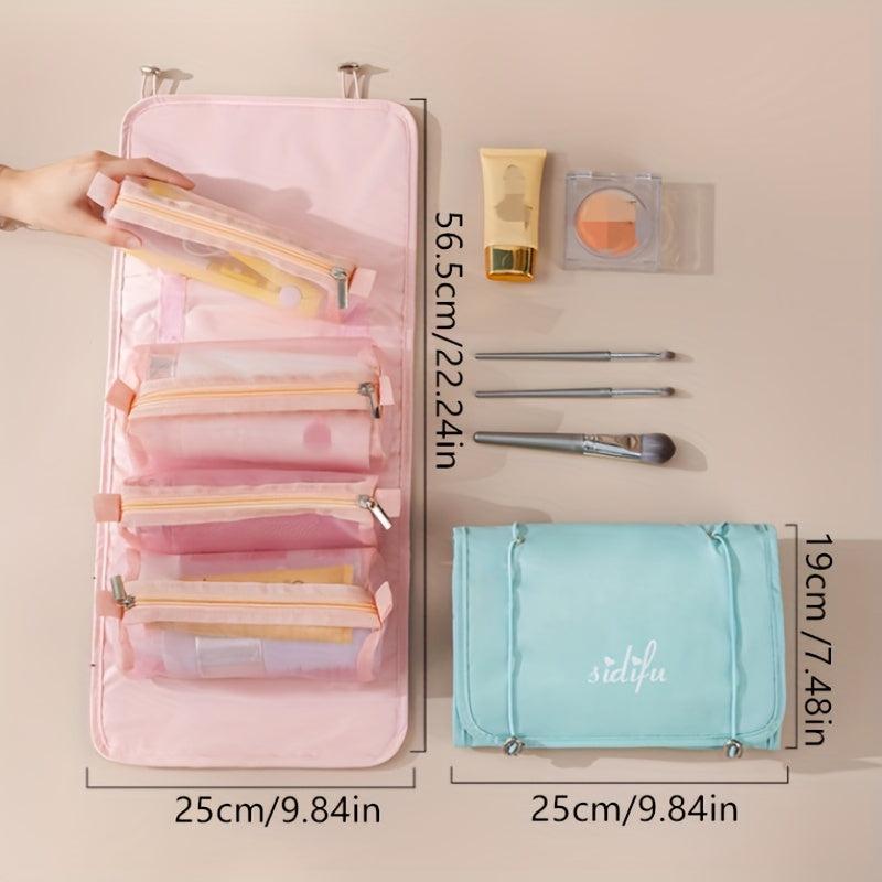 4-in-1 Cosmetic Bag Portable Wash Bag Large Capacity