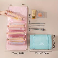 4-in-1 Cosmetic Bag Portable Wash Bag Large Capacity