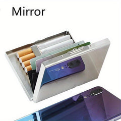 RFID Credit Card Holder Protector Stainless Steel Money Clip Wallet