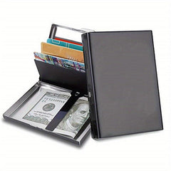 RFID Credit Card Holder Protector Stainless Steel Money Clip Wallet