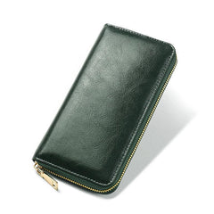 Zip Around Card Holder Coin Purse With Card Slots