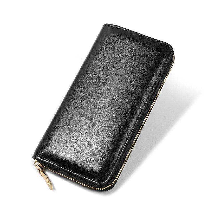 Zip Around Card Holder Coin Purse With Card Slots