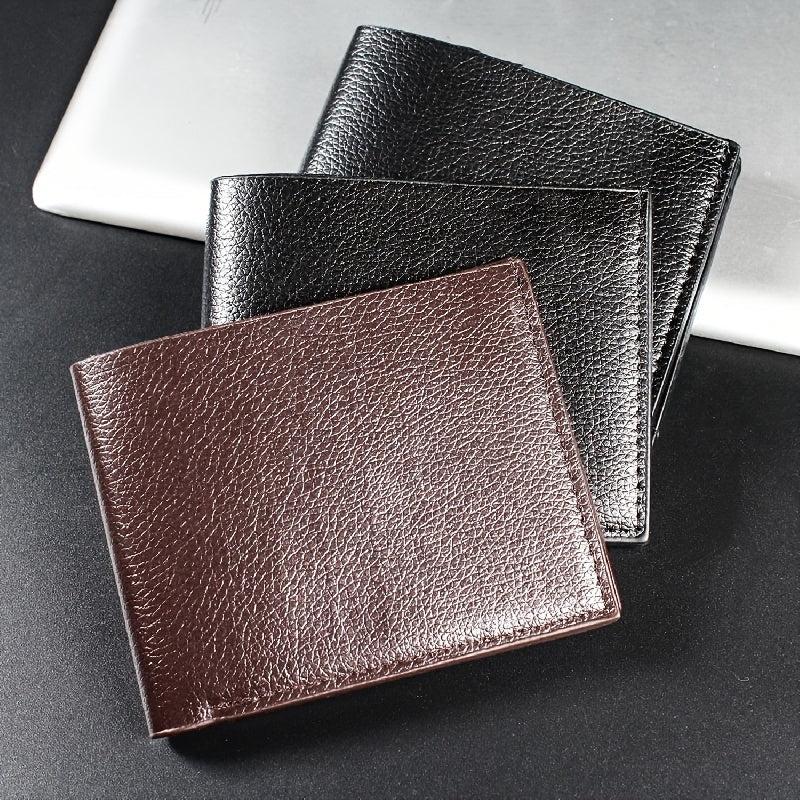 Stylish Lychee Pattern Men's Wallet