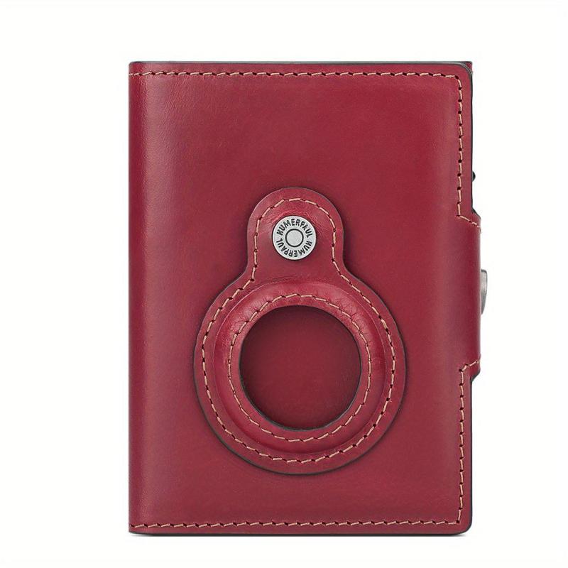 HUMERPAUL Leather RFID Blocking Card Holder Coin Purse