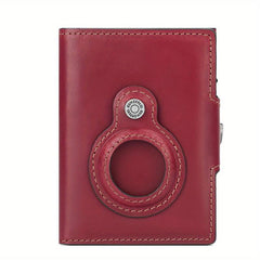 HUMERPAUL Leather RFID Blocking Card Holder Coin Purse