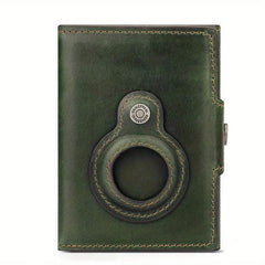 HUMERPAUL Leather RFID Blocking Card Holder Coin Purse