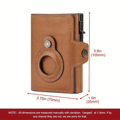 HUMERPAUL Leather RFID Blocking Card Holder Coin Purse