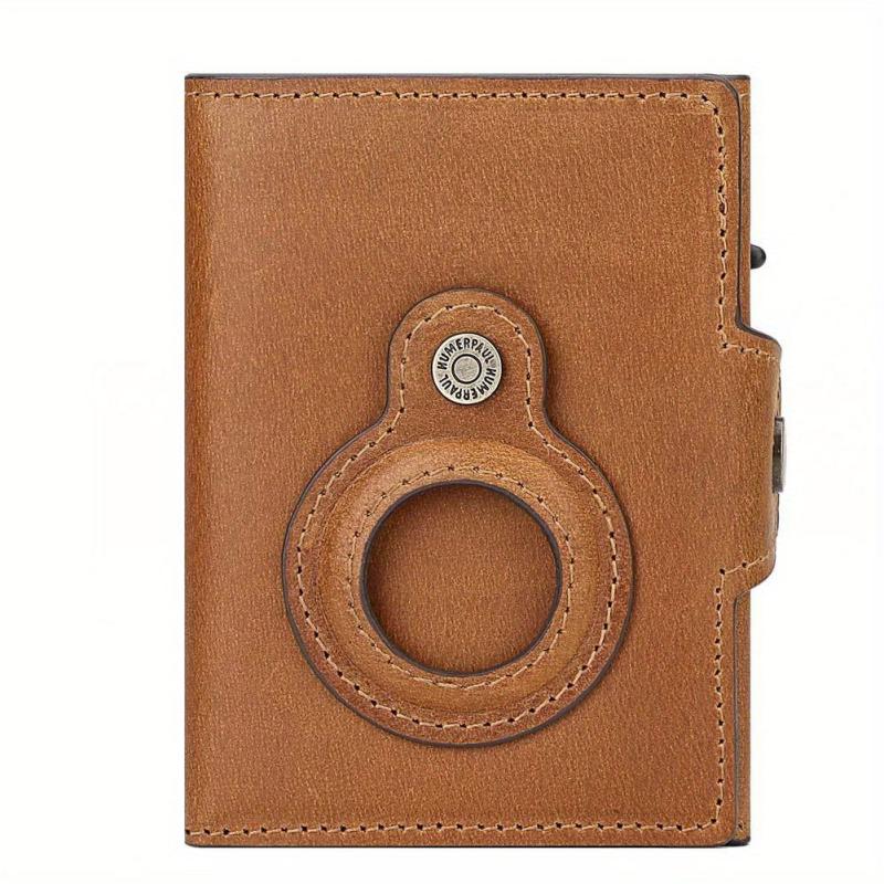 HUMERPAUL Leather RFID Blocking Card Holder Coin Purse