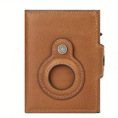HUMERPAUL Leather RFID Blocking Card Holder Coin Purse