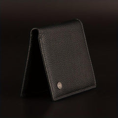 Men's Leather Short Wallet Large Capacity Card Cash Holder Great Gift